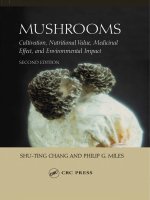MUSHROOMS Cultivation, Nutritional Value, Medicinal Effect, and Environmental Impact SECOND EDITION ppt