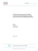 The Next Growth Opportunity for Banks: How the Post-Crisis Financial Needs of Younger Consumers Will Transform Retail Banking Services pdf