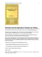 The Germany and the Agricola of Tacitus pptx