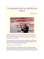 Tư nhân phải là khu vực dẫn đầu nền kinh tế doc