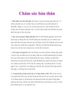 Chăm sóc bản thân ppt