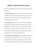 LinkedIn – vũ khí của kinh doanh trực tuyến docx