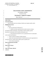 LEGISLATIVE GENERAL COUNSEL: HEALTH EDUCATION AMENDMENTS pptx