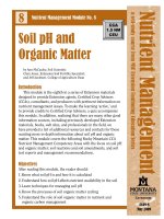 Soil pH and Organic Matter pptx