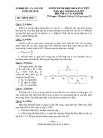 Đề thi học sinh giỏi lớp 10 THPT tỉnh Đăk Nông năm học 2011 - 2012 môn Vật lý chuyên pot