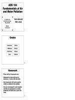 AOS 104 Fundamentals of Air and Water Pollution docx