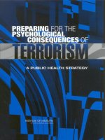 Preparing for the Psychological Consequences of Terrorism: A Public Health Strategy ppt
