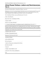Alfred Russel Wallace: Letters and Reminiscences Vol 2 (of 2) doc