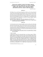 TÍNH TOÁN THÔNG LƯỢNG NEUTRON TRONG LÒ PHẢN ỨNG HẠT NHÂN ĐÀ LẠT VỚI CẤU HÌNH NHIÊN LIỆU MỚI SỬ DỤNG CHƯƠNG TRÌNH MÔ PHỎNG MONTE CARLO CODE MCNP4C2 potx