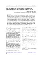BƯỚC ĐẦU NGHIÊN CỨU ĐA DẠNG THỰC VẬT KHU BẢO TỒN THIÊN NHIÊN THẦN SA - PHƯỢNG HOÀNG, TỈNH THÁI NGUYÊN docx