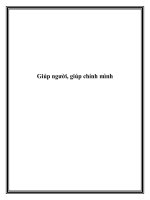 Giúp người, giúp chính mình pot