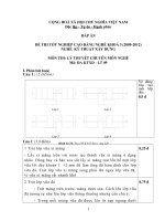 đáp án đề thi lý thuyết-kỹ thuật xây dựng-mã đề thi ktxd-th (9)