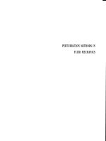 Perturbation methods in fluid mechanics  - van dyke