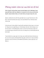 Phòng tránh viêm tai sau khi trẻ đi bơi docx