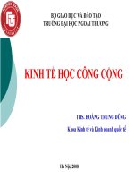 Kinh tế công cộng chuong 3