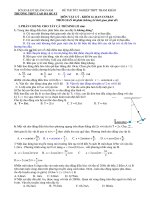 Đề Thi Thử Tốt Nghiệp Vật Lý 2013 - Phần 1 - Đề 14 potx