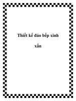 Thiết kế đảo bếp xinh xắn pptx