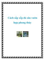 Cách sắp xếp đá sân vườn hợp phong thủy pptx