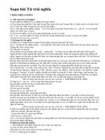 Soạn bài Từ trái nghĩa