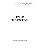 Bài giảng đại số tuyến tính TS. Nguyễn Duy Thuận NXB ĐH Sư Phạm