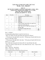 đáp án đề thi thực hành-quản trị doanh nghiêp vừa và nhỏ-mã đề thi qtdnvvn-th(2)