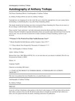 Autobiography of Anthony Trollope pot