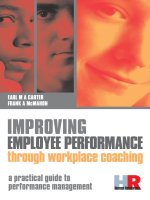 IMPROVING EMPLOYEE PERFORMANCE through workplace coaching docx