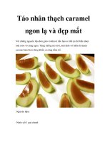Táo nhân thạch caramel ngon lạ và đẹp mắt docx