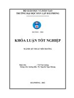Nghiên cứu tác động môi trường của dự án xây dựng sửa chữa và đóng mới tàu thủy, kho bãi vật liệu xây dựng của Công ty cổ phần phát triển tàu thủy Nam Sơn tại xã Gia Đức huyện Thủy Nguyên, và đề xuất các giải pháp quản lý môi trường