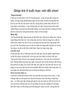 Giúp trẻ 5 tuổi học với đồ chơi ppt