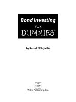 Bond investing for DUMmIES