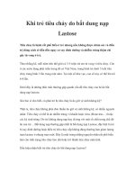 Khi trẻ tiêu chảy do bất dung nạp Lastose ppt