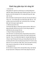 Cách hay giáo dục trẻ vâng lời doc