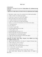 Một số biện pháp nhằm cải thiện tình hình tài chính của Công ty TNHH ô tô Hoa Mai