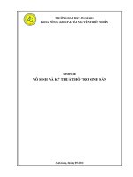 Đề tài: VÔ SINH VÀ KỸ THUẬT HỖ TRỢ SINH SẢN pot