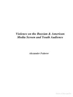 violence on the russian american media screen and youth audience docx