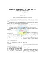 Nghiên cứu tuyển chọn một số tổ hợp dâu lai F1 trồng hạt mới chọn tạo pdf