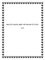 HOẠ SĨ VI QUỐC HIỆP VỚI TRANH VẼ VỀ ĐÀ LẠT docx