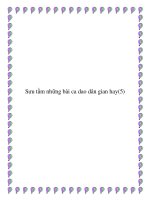 Những bài ca dao dân gian cổ xưa docx