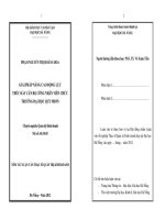 Luận văn:Giải pháp nâng cao động lực thúc đẩy cán bộ công nhân viên chức trường đại học Quy Nhơn ppt