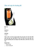 Ghẹ với súp ớt chuông đỏ pptx