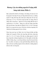 Hương vị lạ của những nguyên tố nặng nhất bảng tuần hoàn (Phần 1) ppt