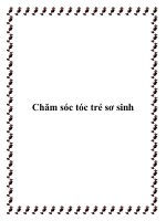 Chăm sóc tóc trẻ sơ sinh doc