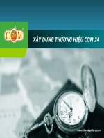 XÂY DỰNG THƯƠNG HIỆU CƠM 24 docx