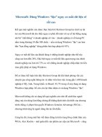 Microsoft: Dùng Windows “lậu” nguy cơ mất dữ liệu sẽ rất cao potx