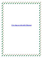 Các công cụ trên nền Ethernet doc