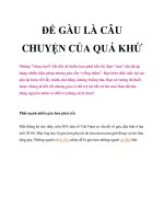ĐỂ GÀU LÀ CÂU CHUYỆN CỦA QUÁ KHỨ pdf