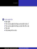 Ma trận nghịch đảo pptx