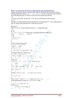 Phần 7. Giải quyết mộ t số bài toán mà điều kiện liên quan mật thiết đến nhau pdf