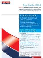 Tax Guide 2012: 2011–12 Tax Return Information Statement Guide pptx